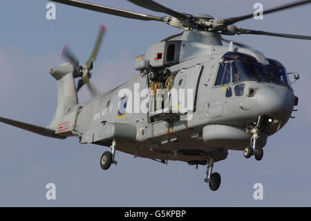 Agusta, Westland Merlin Helicopter au Southport Air Show, Banque D'Images