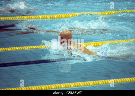 Natation - Jeux olympiques de Montréal 1976 - le 100 m brasse Banque D'Images