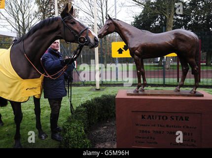 Les courses de chevaux - Betfair Chase Festival - Jour deux - Haydock Park Racecourse Banque D'Images