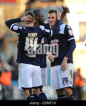 Soccer - npower Football League Championship - Millwall v Leeds United - le nouveau Den Banque D'Images