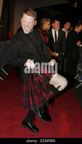 BAFTA Scotland Awards - Glasgow.Gary Hollywood arrive aux BAFTA Scotland Awards au Radisson Blu Hotel de Glasgow, en Écosse. Banque D'Images