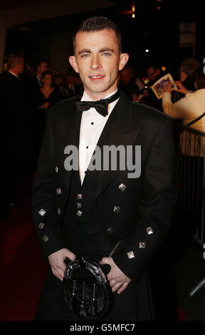 BAFTA Scotland Awards - Glasgow.Paul Brannigan arrive aux BAFTA Scotland Awards à l'hôtel Radisson Blu de Glasgow, en Écosse. Banque D'Images