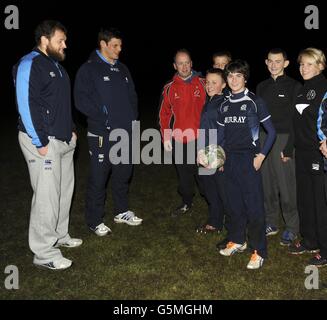 Rugby Union - SRU former avec l'Aberdeenshire Aberdeenshire - RFC Banque D'Images