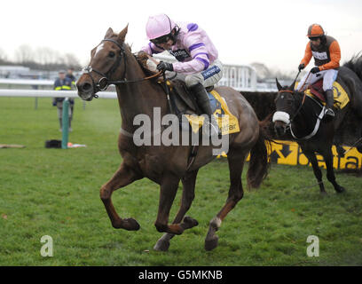 Les courses de chevaux - Betfair Chase Festival - Jour deux - Haydock Park Racecourse Banque D'Images