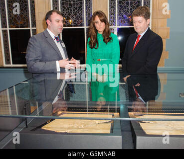 Kate ouvre Natural History Museum gallery Banque D'Images