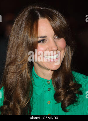 La duchesse de Cambridge lors d'une visite pour ouvrir officiellement la nouvelle galerie Treasures au Musée d'Histoire naturelle, dans le centre de Londres. Banque D'Images