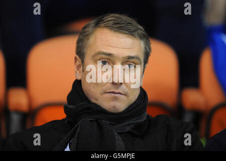 Football - championnat de npower football League - Blackpool / Birmingham City - Bloomfield Road.Lee Clark, directeur de la ville de Birmingham Banque D'Images