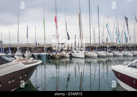 52Th Salone Nautico Genova International Boat Show, Gênes, 2012 6-14 octobre. Voile, location, équipement et accessoires et Banque D'Images