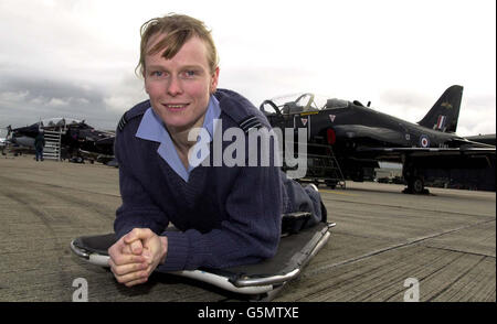 Jeux Olympiques d'hiver Bobsleigh Alex Coomber Banque D'Images