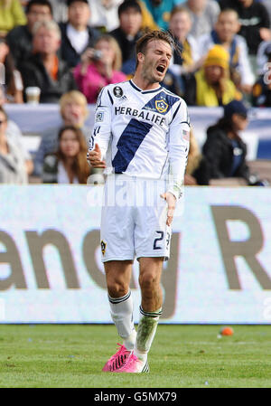 La Major League Soccer - Football - Cup Final - Los Angeles Galaxy v Houston Dynamo - Home Depot Center Banque D'Images