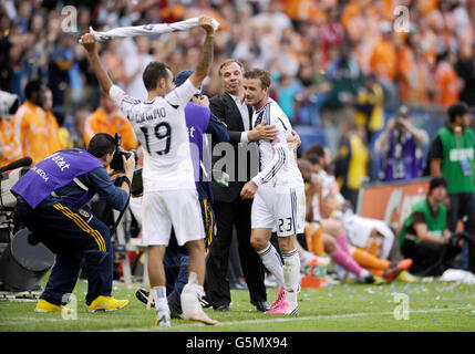 La Major League Soccer - Football - Cup Final - Los Angeles Galaxy v Houston Dynamo - Home Depot Center Banque D'Images