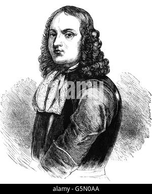 Robert Blake (1598 - 1657) était l'un des plus importants commandants militaires du Commonwealth de l'Angleterre et l'un des plus célèbres amiraux anglais du 17e siècle. Élu député de Bridgewater dans le court Parlement. Lorsque la guerre civile éclata Blake a commencé sa carrière militaire du côté des parlementaires. Banque D'Images