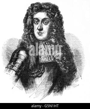 Jacques II et VII (1633 -1701) fut roi d'Angleterre et l'Irlande en tant que Jacques II et Roi d'Ecosse comme James VII, jusqu'à ce qu'il a été déposé dans la glorieuse révolution de 1688. Il était le dernier monarque catholique de régner sur les royaumes d'Angleterre, d'Écosse et l'Irlande. Banque D'Images