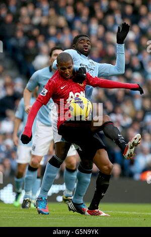 Soccer - Barclays Premier League - Manchester City v Manchester United - Etihad Stadium Banque D'Images