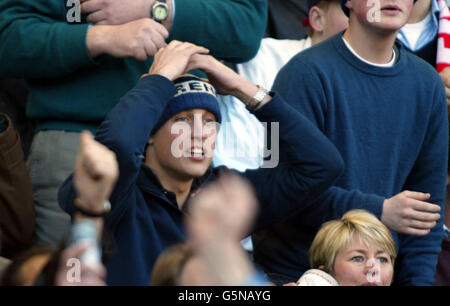 L'Angleterre v Irlande William Banque D'Images