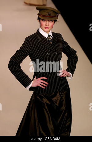 London Fashion Week Zilkha Banque D'Images