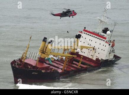 Tanker Kodima Whitsand Bay hors Banque D'Images