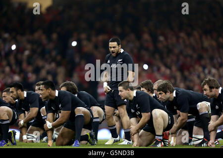 Rugby Union - Dove Men Series - Pays de Galles v Nouvelle-zélande - Millennium Stadium Banque D'Images