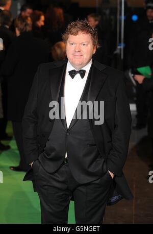 Stephen Hunter arrive pour la première britannique du Hobbit: Un voyage inattendu à l'Odeon Leicester Square, Londres. Banque D'Images