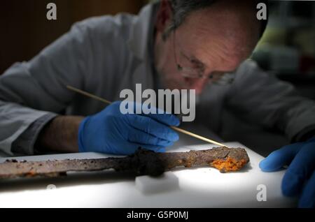 Découverte d'artefacts vikings en Irlande Banque D'Images