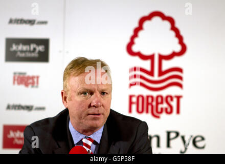 Football - Nottingham Forest Conférence de presse - Alex McLeish Dévoilement - Le rez-de-Ville Banque D'Images