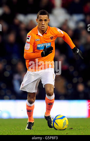 Soccer - FA Cup - troisième tour - Fulham v Blackpool - Craven Cottage.Thomas Ince, Blackpool Banque D'Images