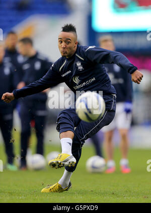 Football - championnat de npower football League - Birmingham City / Cardiff City - St Andrew's. Nathan Redmond, Birmingham City Banque D'Images