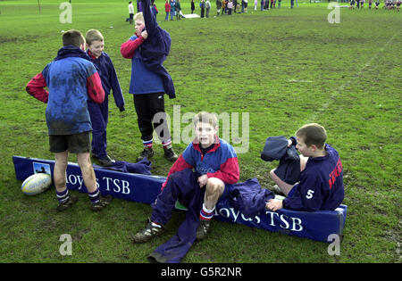 Lloyds TSB mini rugby Banque D'Images