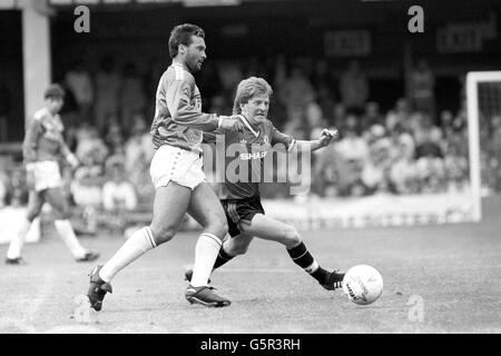 Soccer - Division de la Ligue d'aujourd'hui l'un - Leicester City v Manchester United - Filbert Street Banque D'Images