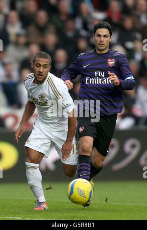 Football - FA Cup - Troisième round - Swansea City v Arsenal - stade Liberty Banque D'Images