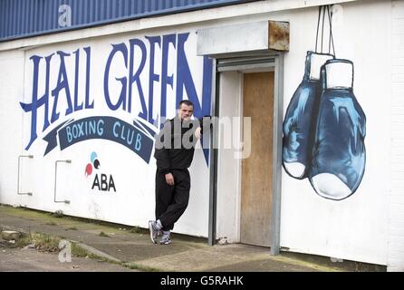 Boxe - Frankie Gavin Photocall - Hall de sport vert Banque D'Images