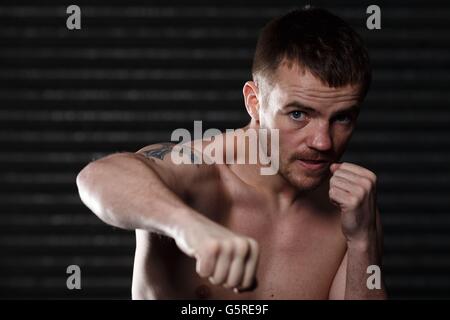 Boxe - Frankie Gavin Photocall - Hall de sport vert Banque D'Images