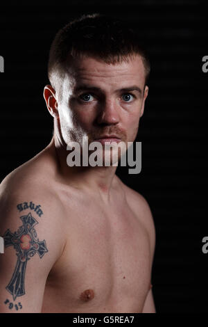 Boxe - Frankie Gavin Photocall - Hall de sport vert Banque D'Images