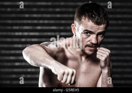 Boxe - Frankie Gavin Photocall - Hall de sport vert Banque D'Images