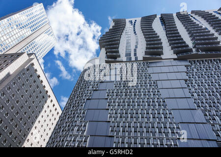 Miami Florida, centre-ville, gratte-ciel gratte-ciel gratte-ciel bâtiment gratte-ciel, Monarc à Met3, Centre financier du Sud-est, centre, bâtiments, skyli Banque D'Images