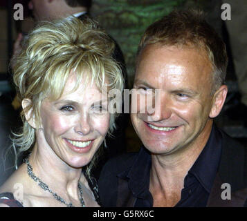 Vanity Fair Oscar party - Sting post Banque D'Images