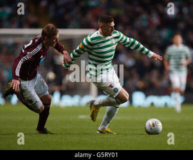 Soccer - Clydesdale Bank Scottish Premier League - v Celtique Coeur de Midlothian - Celtic Park Banque D'Images