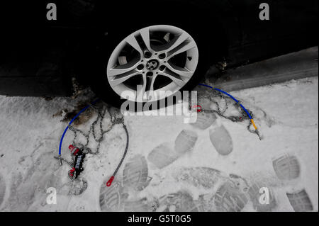 Météo d'hiver - 22 janv. Banque D'Images