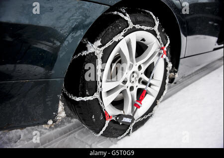 Météo d'hiver - 22 janv. Banque D'Images