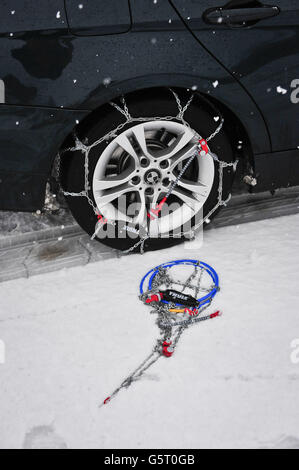 Météo d'hiver - 22 janv. Banque D'Images