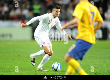 Football - International friendly - Suède v Angleterre - Friends Arena. Carl Jenkinson en Angleterre Banque D'Images