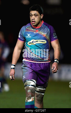 Rugby Union - Amlin Challenge Cup - Newport-Gwent Dragons / London Wasps - Rodney Parade.Newport Gwent Dragons Toby Faletau Banque D'Images