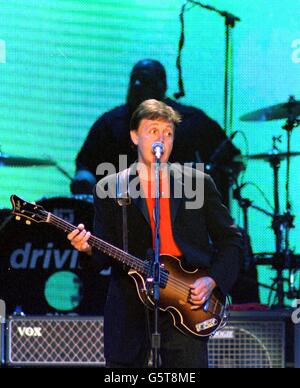 Paul McCartney en tournée aux USA Banque D'Images