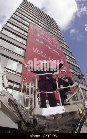 Élection générale irlandais Ruairi Quinn Banque D'Images