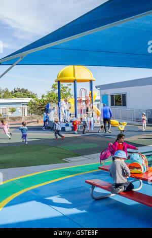 Cour de jeux préscolaires à San Diego, Californie Banque D'Images