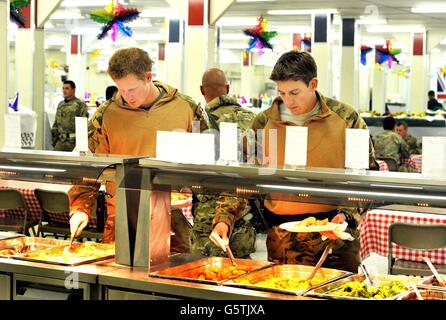 Le prince Harry période de service en Afghanistan Banque D'Images