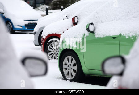 Météo d'hiver 5ème févr. Banque D'Images