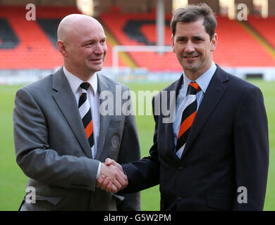 Dundee United Soccer - Conférence de presse - Tannadice Park Banque D'Images