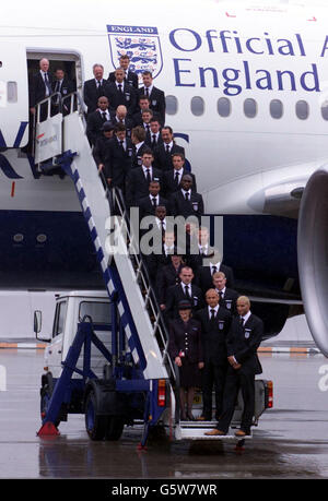 Coupe du Monde Angleterre squad Banque D'Images