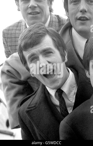 Music, Dave Clark Five, Londres. Rick Huxley, bassiste du groupe The Dave Clark Five. Banque D'Images